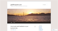 Desktop Screenshot of geoffmcqueen.com